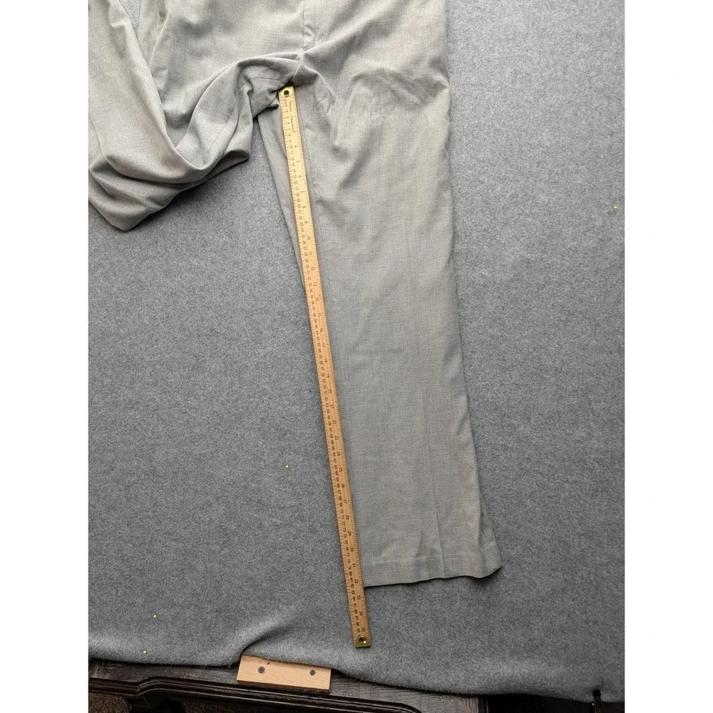 Banana Republic Grey Dress Pants Trousers Men's 36x34 Flat Front Classic...